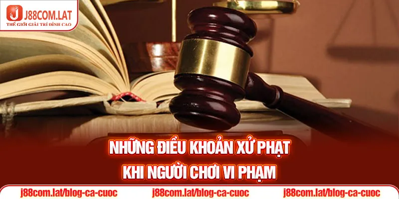 Những điều khoản xử phạt khi người chơi vi phạm